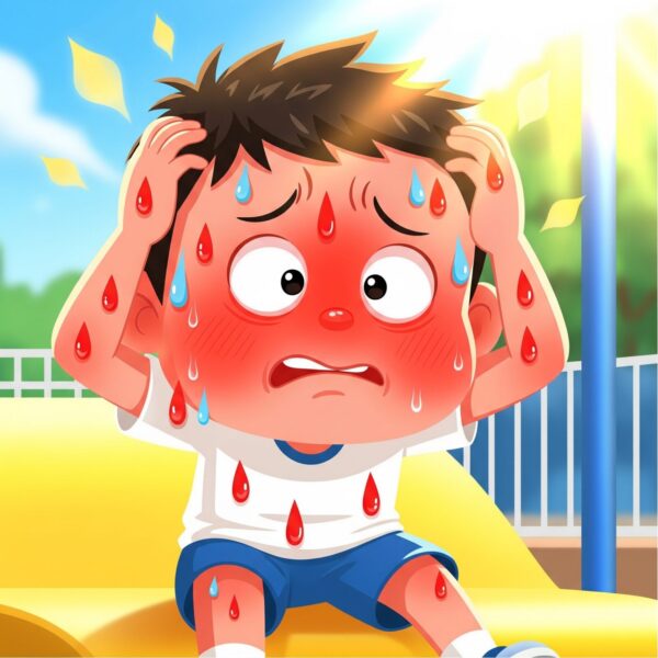 子どもの発熱、熱中症と感染症の見分け方と対策
